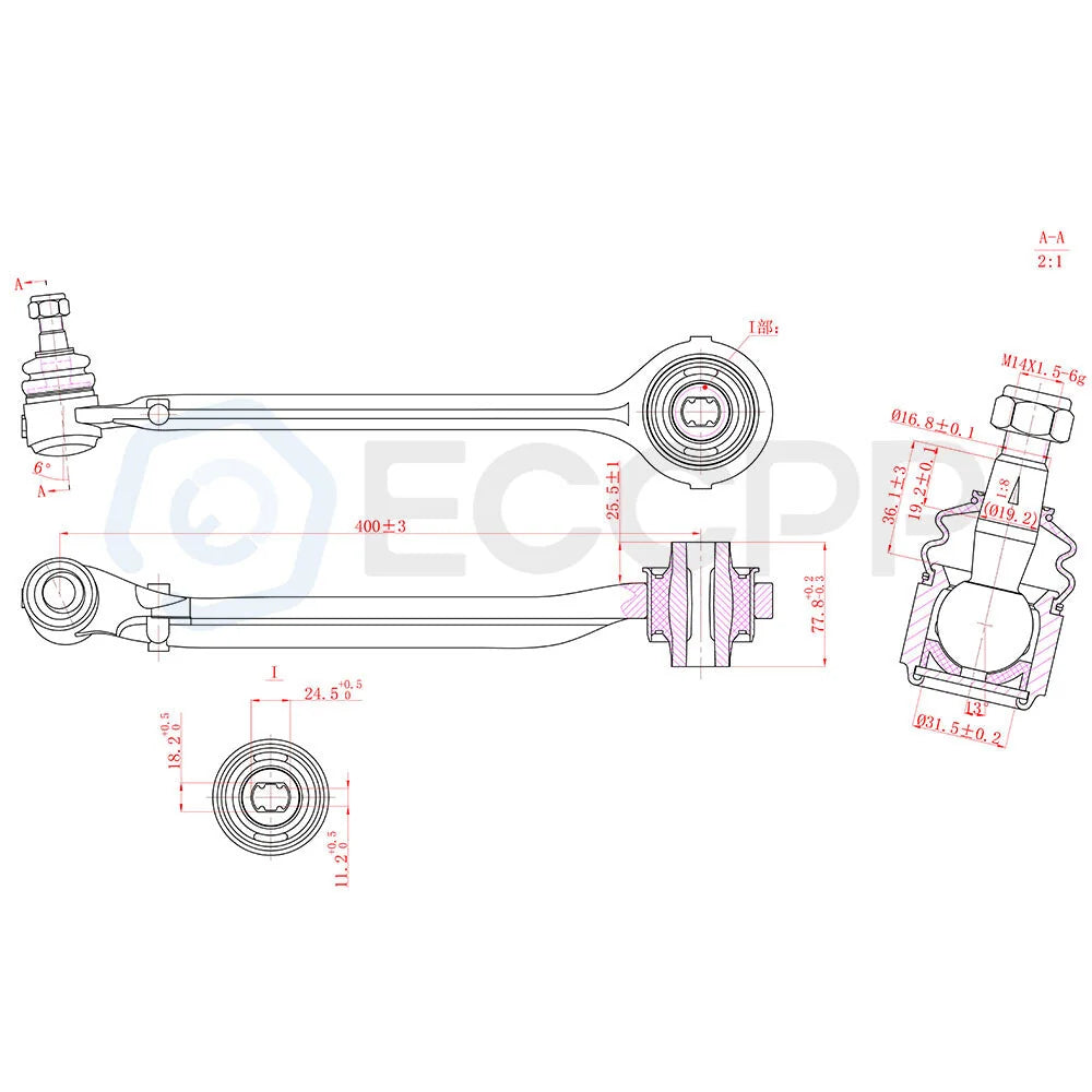 10x For 07-09 10 Dodge Charger RWD Front Lower Control Arms Tie Rods Suspension KOEEP [2]