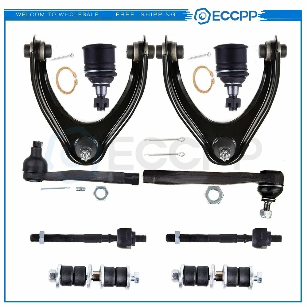 10x For 1996-1998 1999 2000 Honda Civic Front Upper Control Arms Outer Tie Rods KOEEP [1]