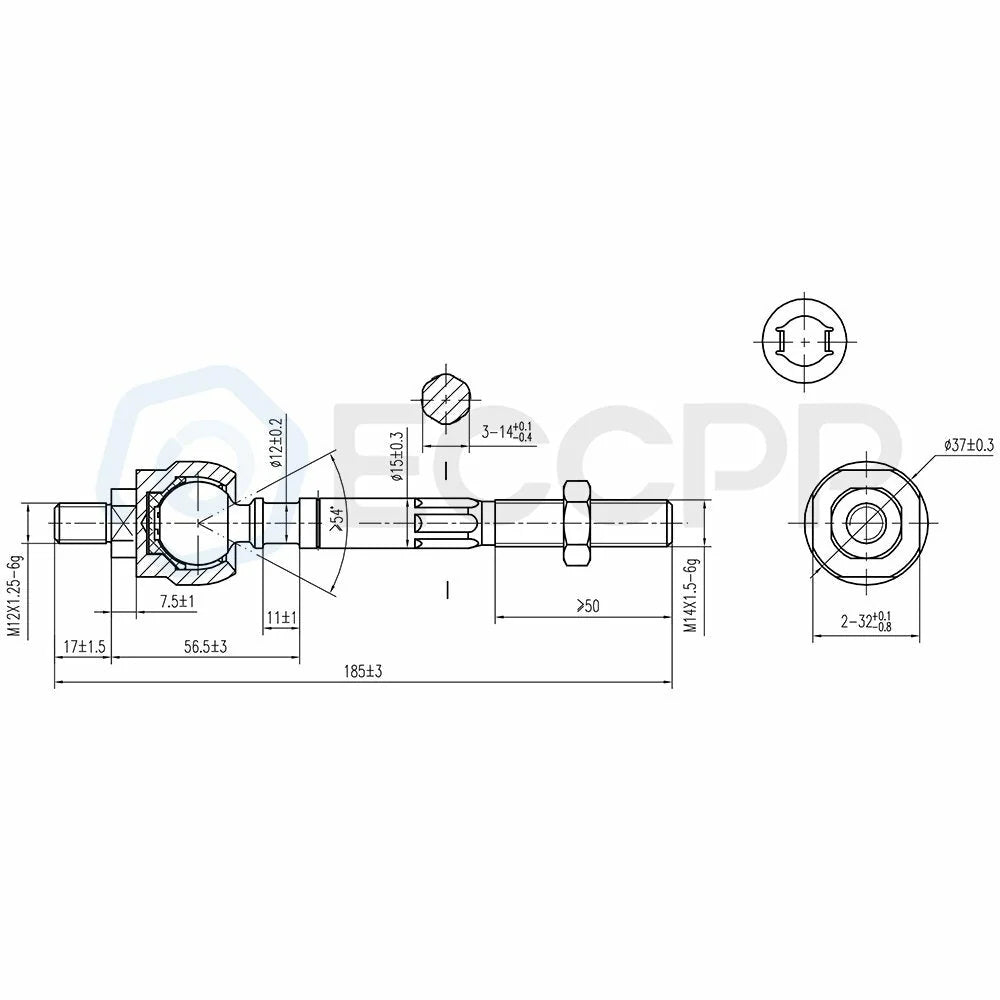 10x For 1996-1998 1999 2000 Honda Civic Front Upper Control Arms Outer Tie Rods KOEEP [4]