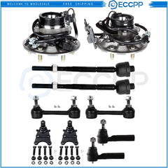 10x Front Ball Joint Steering Tie Rod End Link Sway Bar For 2004-2006 GMC Canyon KOEEP [1]