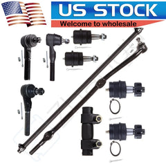 10x Front Ball Joints Tie Rods Adjusting Sleeves Part Fits 1991-01 Jeep Cherokee 6B93BC-57 [1]