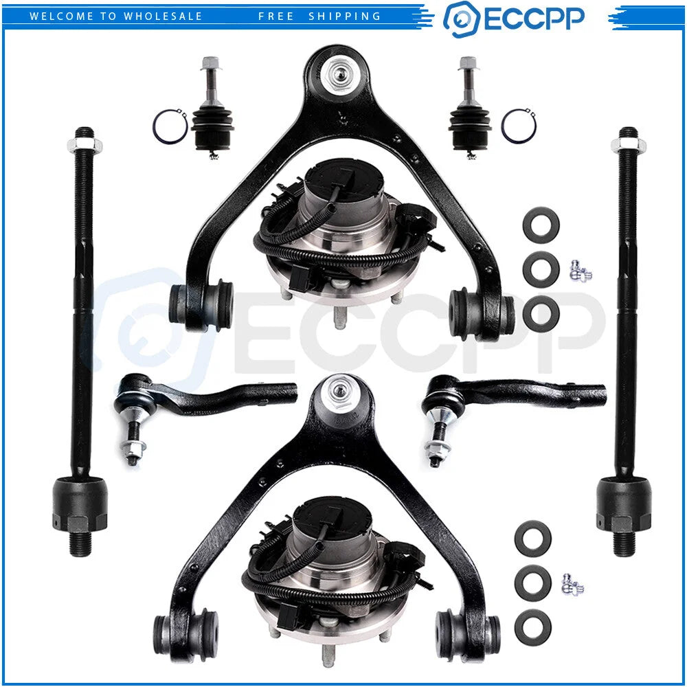 10x Front Control Arm Ball Joint Wheel Bearning Hub For 03-04 Mercury Marauder KOEEP [1]