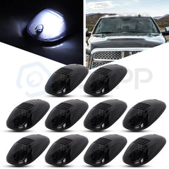 10x Smoke White Cab Marker Roof Running Light for 03-16 Dodge Ram 1500 2500 3500 KOEEP [1]