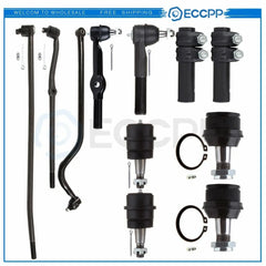 11Pcs Front Suspension Kit Tie Rod Links For 94-97 Dodge Ram 1500 2500 3500 4WD 6B93BC-57 [1]