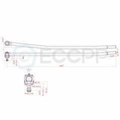 11Pcs Front Suspension Kit Tie Rod Links For 94-97 Dodge Ram 1500 2500 3500 4WD 6B93BC-57 [3]