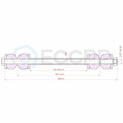11pcs For 1993 1994 -2000 Chevrolet K2500 Front Suspension Stabilizer Bar Links KOEEP [4]