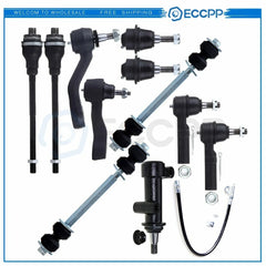 11pcs For 2002-2005 06 Chevy Avalanche 2500 Front Sway Bars Tie Rods Ball Joints 6B93BC-57 [1]