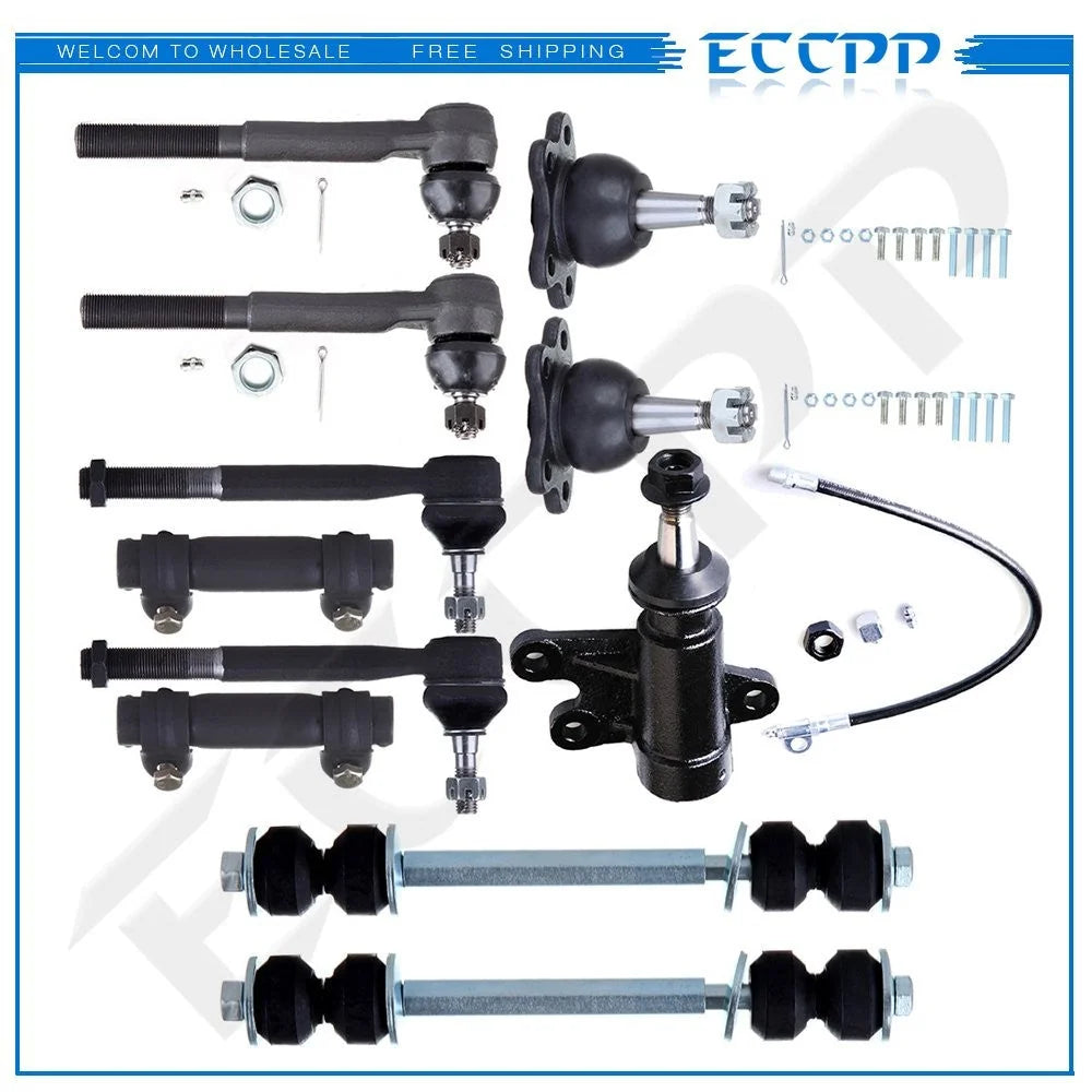 11pcs Front Tie Rod Ends Ball Joints Sway Bars For Escalade GMC K1500 K2500 6B93BC-57 [1]