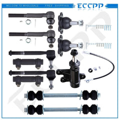 11pcs Front Tie Rod Ends Ball Joints Sway Bars For Escalade GMC K1500 K2500 6B93BC-57 [1]