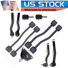 11pcs Front Tie Rod Ends Sway Bars For Jeep Grand Cherokee Laredo 1999-2004 6B93BC-57 [1]