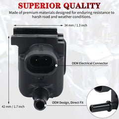 12597341 Fuel Tank Evaporator Control Vapor Canister Purge Valve Solenoid For GM 6B93BC-57 [2]