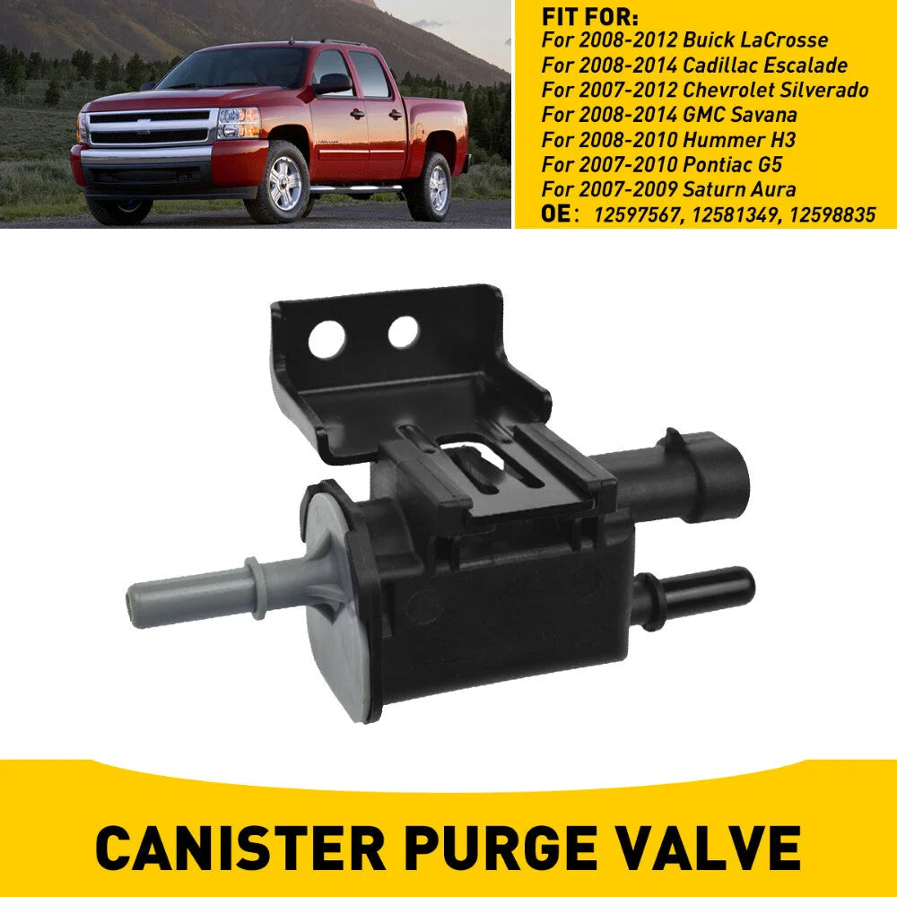 12597567 EVAP Emisson Canister Vapor Purge Solenoid Valve For Chevy Buick GMC 6B93BC-57 [1]