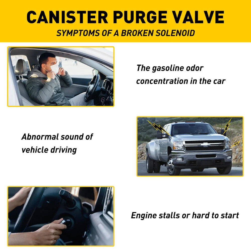12597567 EVAP Emisson Canister Vapor Purge Solenoid Valve For Chevy Buick GMC 6B93BC-57 [10]
