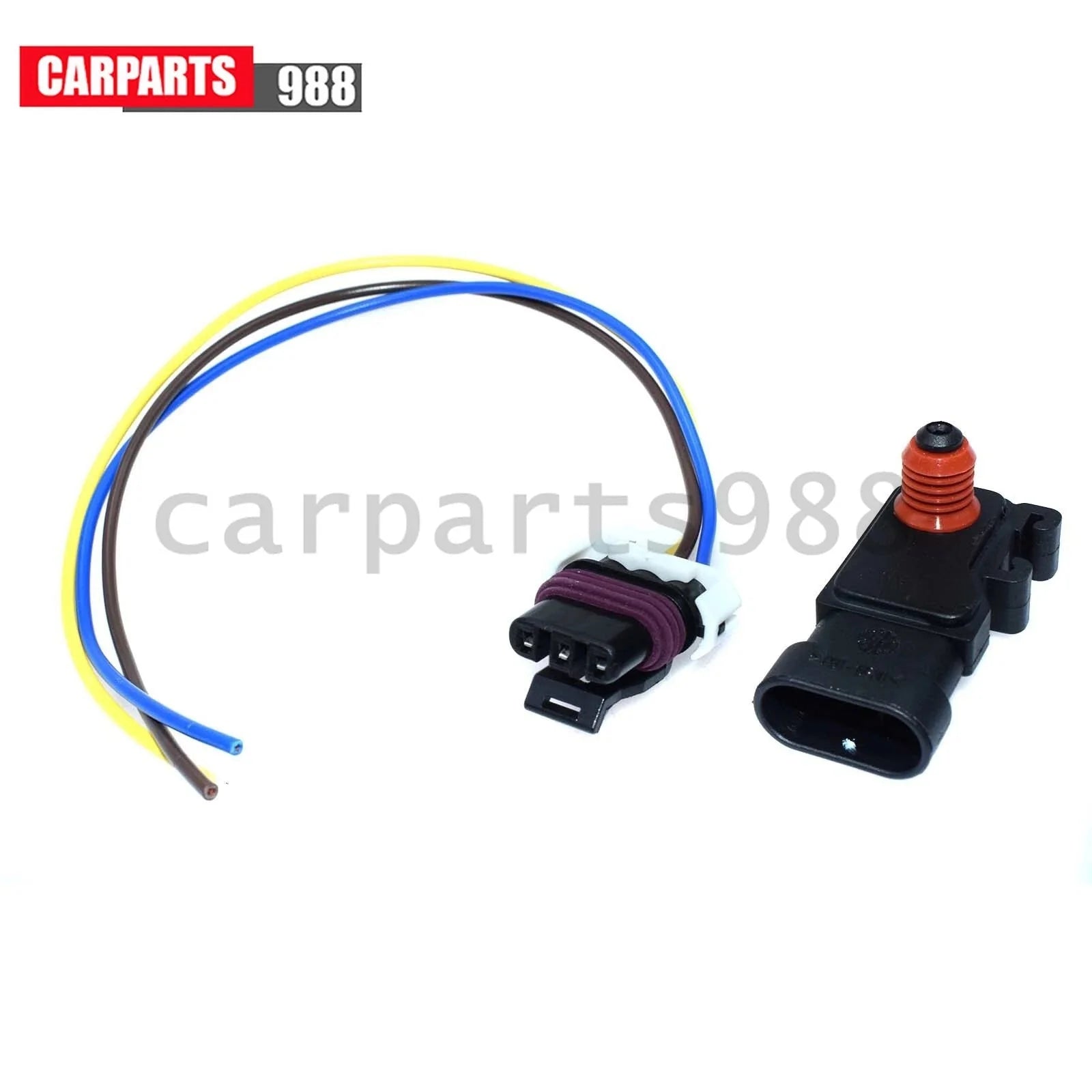 12614970 MAP Absolute Pressure Sensor & Pigtail For Chevy Pontiac Buick Cadillac 6B93BC-57 [5]