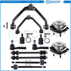 12Pcs Front Control Arm Ball Joint Wheel Bearning Hub For 03-04 FORD RANGER 4WD KOEEP [1]