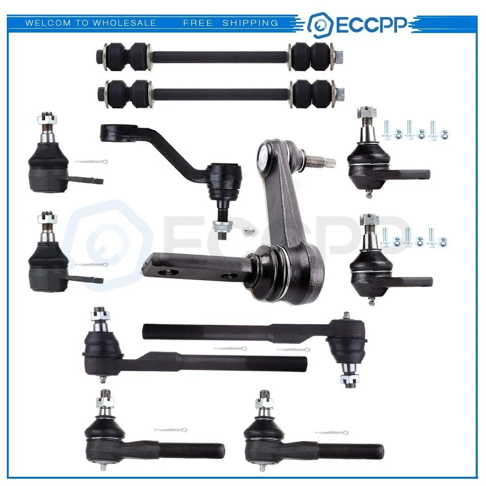 12Pieces Front Ball Joints Tie Rods Suspension Kit For Dodge Ram 1500 2WD KOEEP [1]
