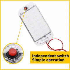 12V 48-LED Interior Vehicle Dome Car Roof Reading Ceiling Light Trunk Lamp White 6B93BC-57 [4]