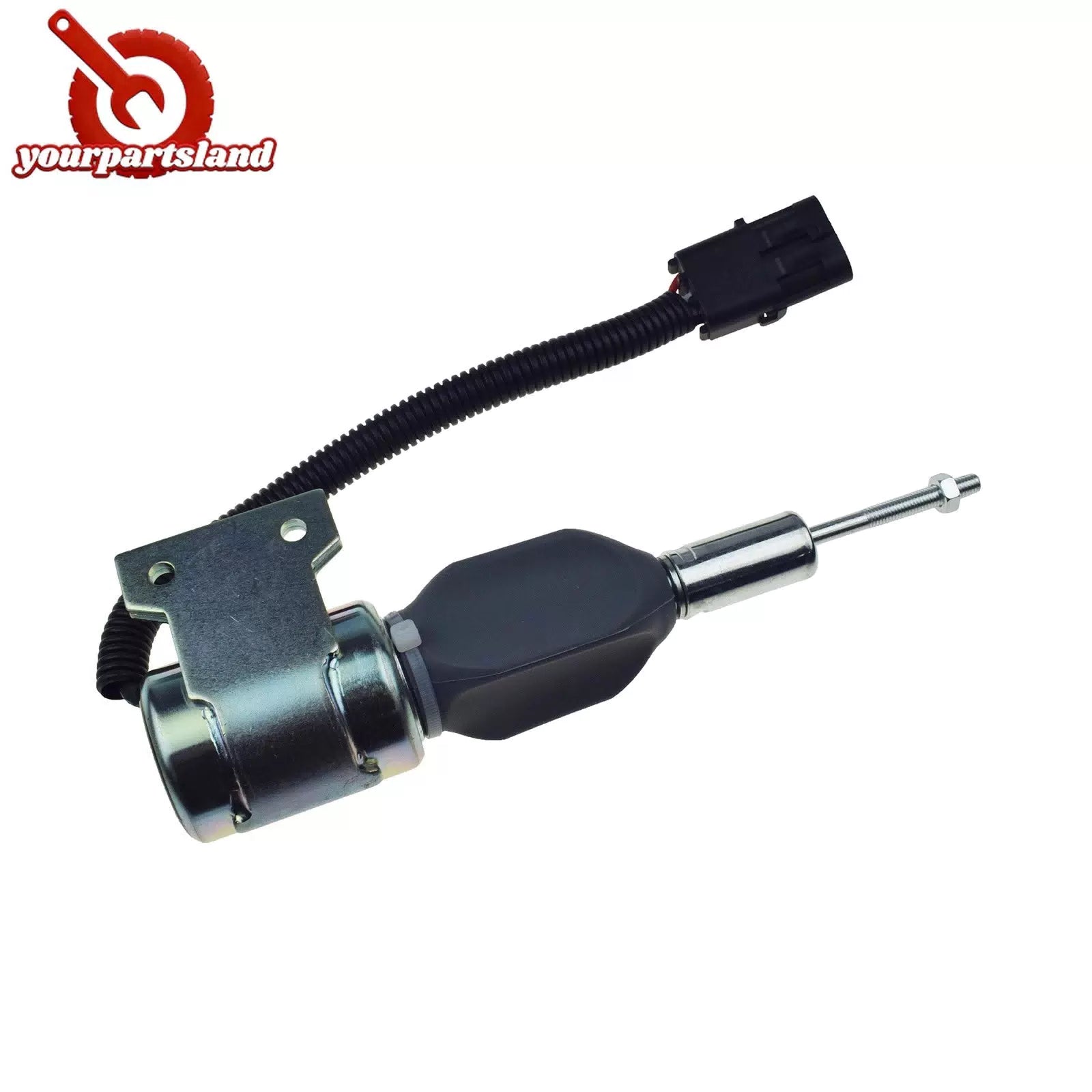12V Fuel Shut Off Solenoid 3932529 for Cummins 4BT 6BT 5.9L SA-4756-12 3935431 6B93BC-57 [2]