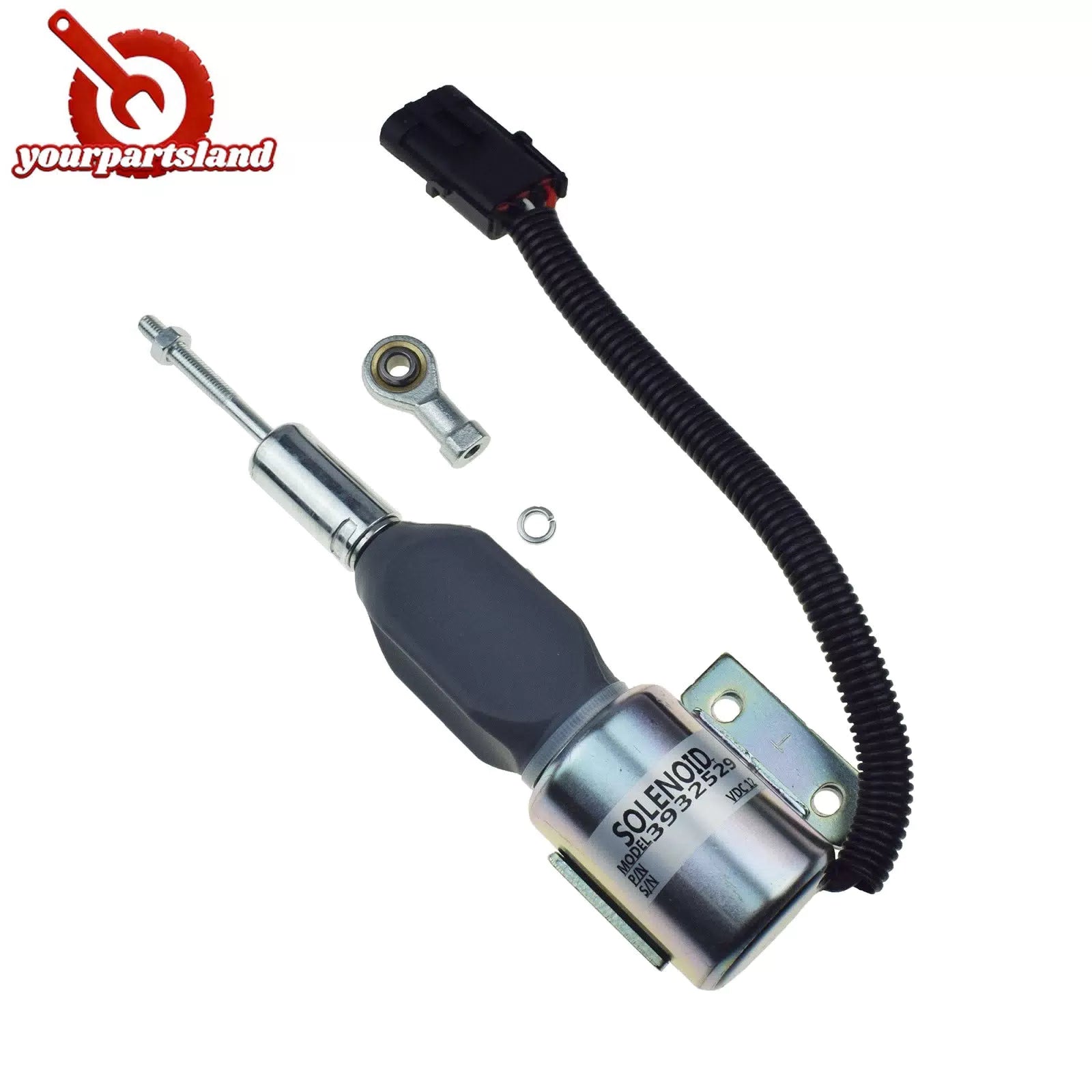 12V Fuel Shut Off Solenoid 3932529 for Cummins 4BT 6BT 5.9L SA-4756-12 3935431 6B93BC-57 [7]