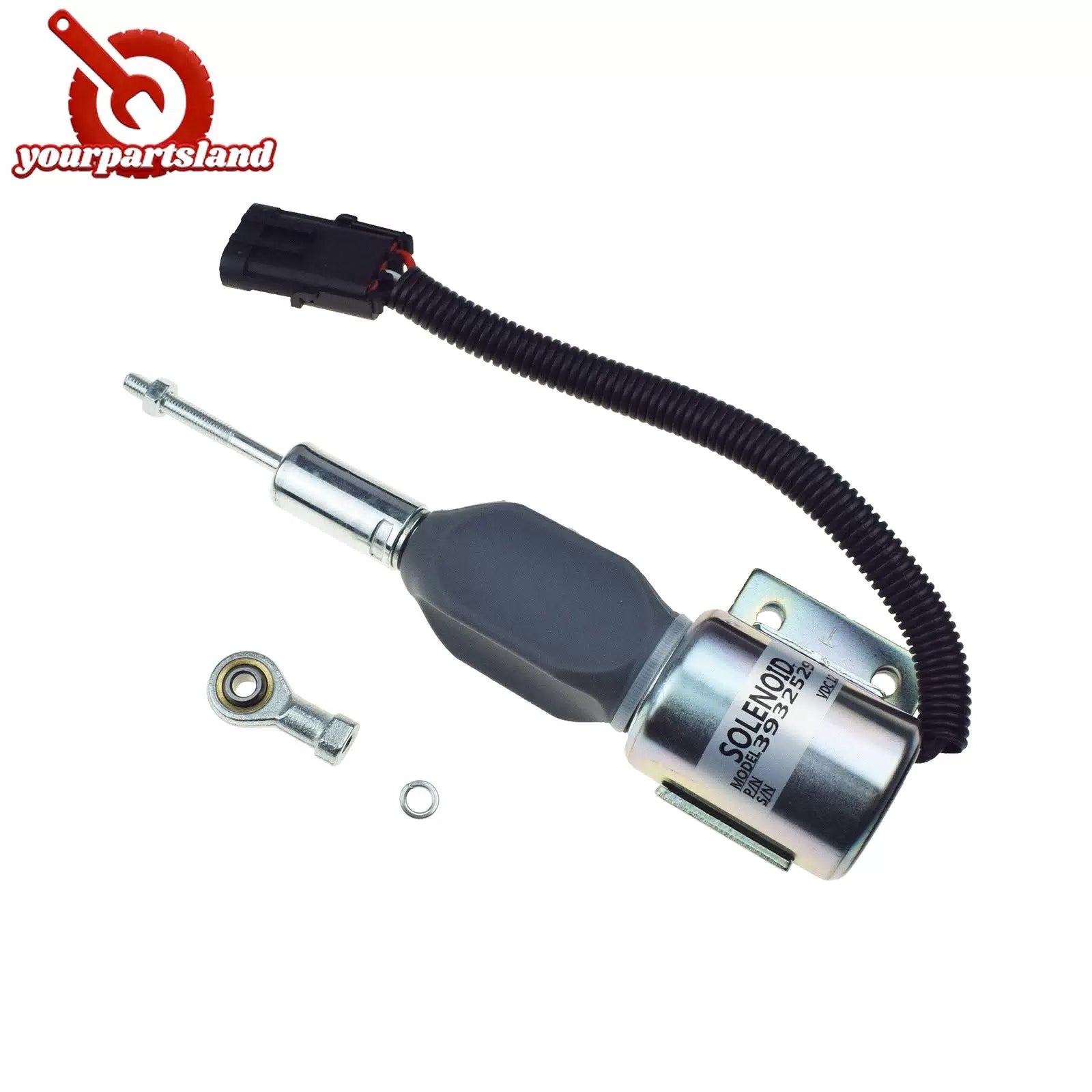 12V Fuel Shut Off Solenoid 3932529 for Cummins 4BT 6BT 5.9L SA-4756-12 3935431 6B93BC-57 [8]