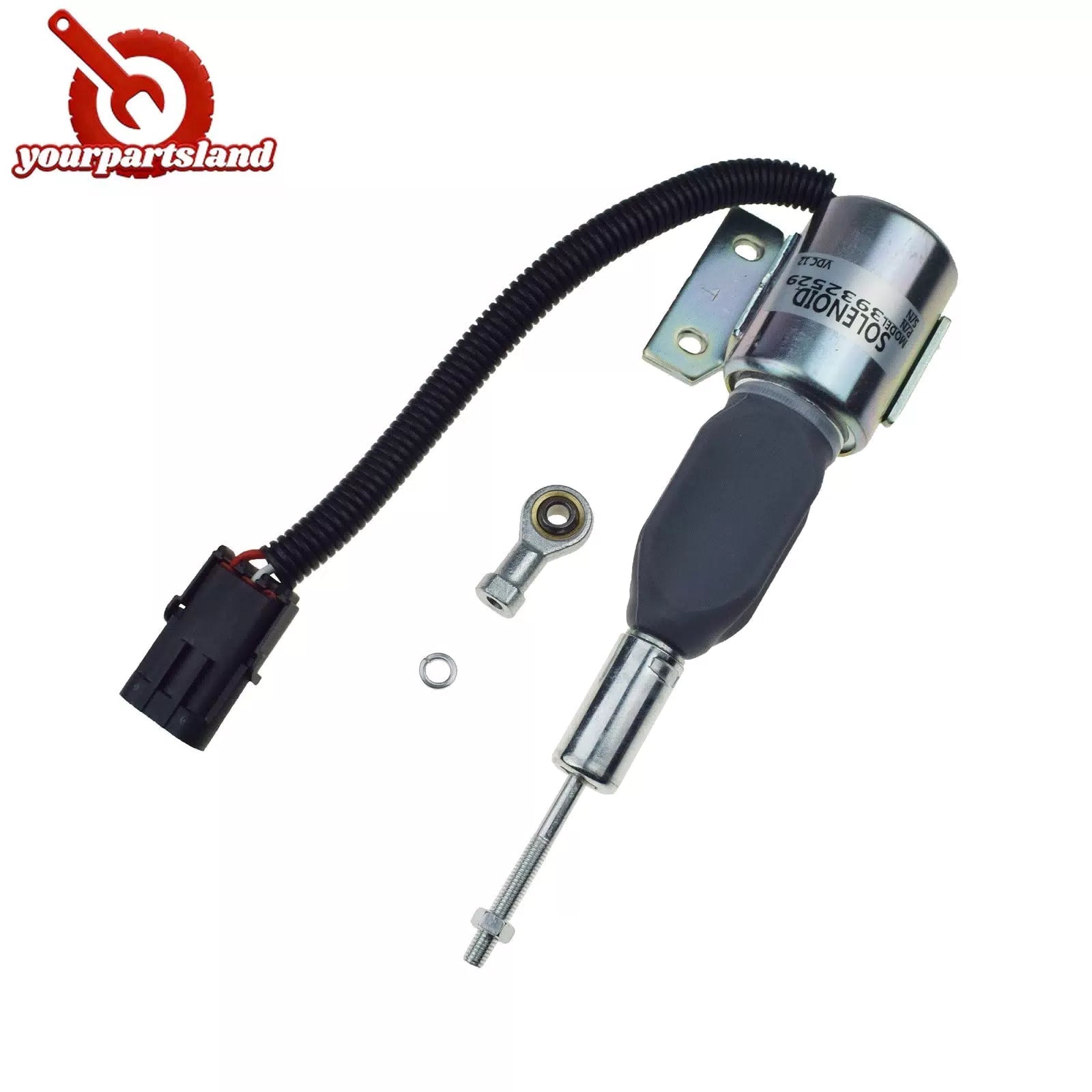 12V Fuel Shut Off Solenoid 3932529 for Cummins 4BT 6BT 5.9L SA-4756-12 3935431 6B93BC-57 [9]