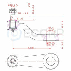 12 Pieces Complete Front Steering Kit Fits 2001-2005 2006 GMC Yukon XL 1500 6B93BC-57 [3]