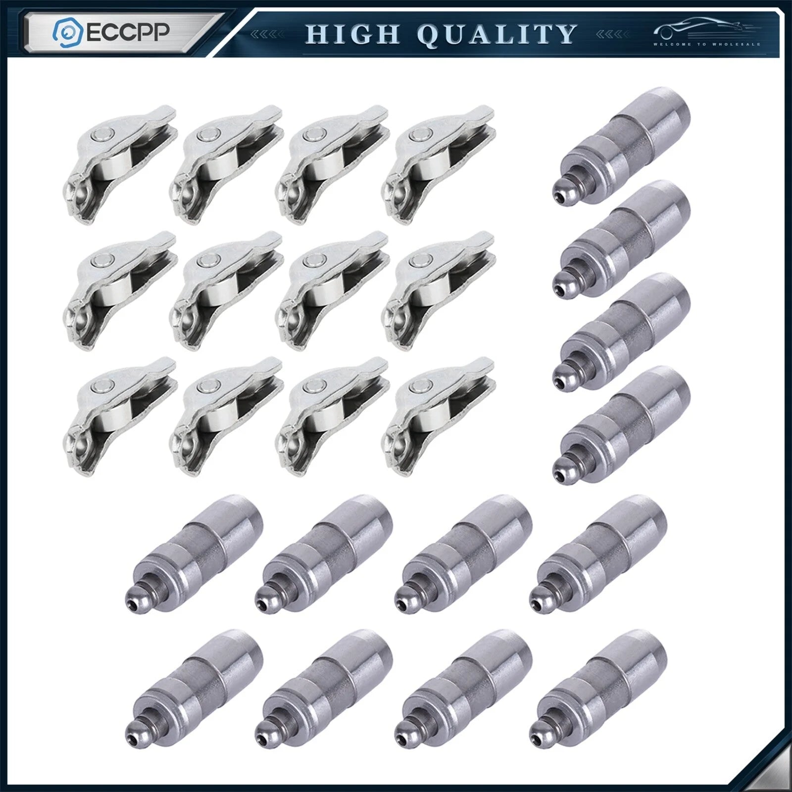 12 Rocker Arms &12 Lifters For 05-10 Ford F-150 Lincoln Mustang Navigator 5.4L 6B93BC-57 [1]