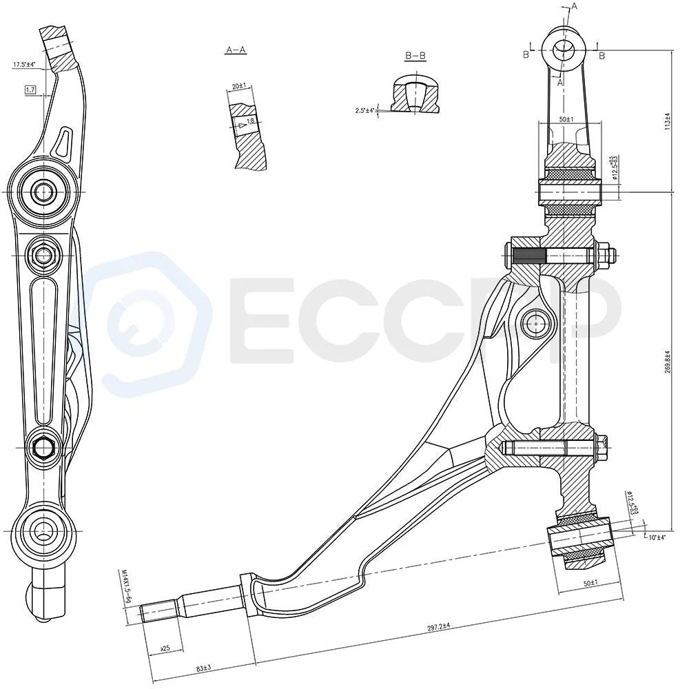 12 x Front Upper Lower Control Arms Tie Rods Sway Bars Fits 1992-1996 1997 Honda 6B93BC-57 [3]