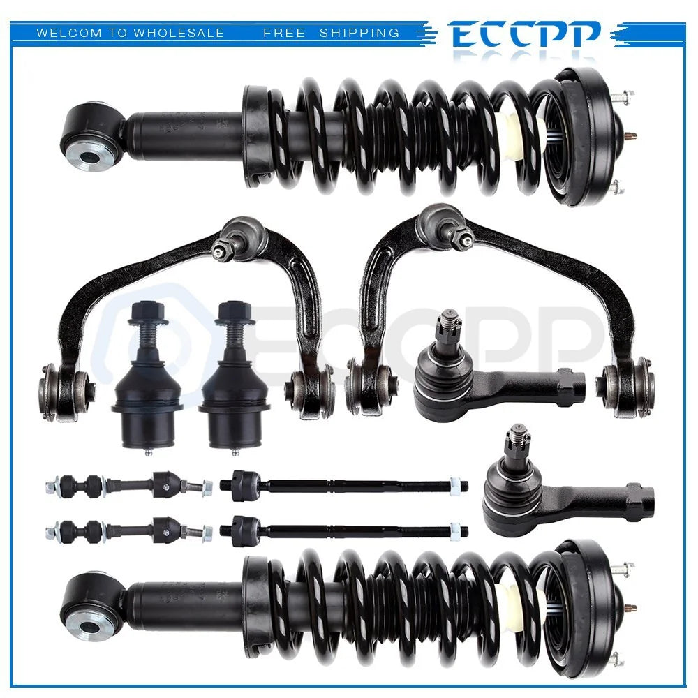 12pc Quick Strut Upper Control Arm Suspension Kit For 2005 Ford F-150 RWD KOEEP [1]