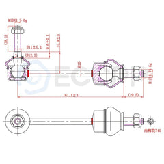 12x Front Ball Joints Tie Rods Sway Bars Fits 1998-2000 01 2002 Lincoln Town Car 6B93BC-57 [3]