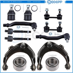 12x Front Control Arm Ball Joint Tie Rod End Sway Bar For 1998-2002 Honda Accord KOEEP [1]