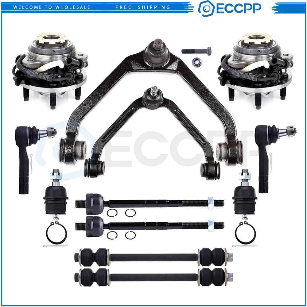 12x Front Control Arm Sway Bar End Wheel Bearning Hub For 1998-2000 Ford Ranger 6B93BC-57 [1]