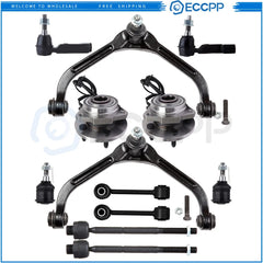 12x Front Control Arm Sway Bar End Wheel Bearning Hub For 2002-2004 Jeep Liberty KOEEP [1]