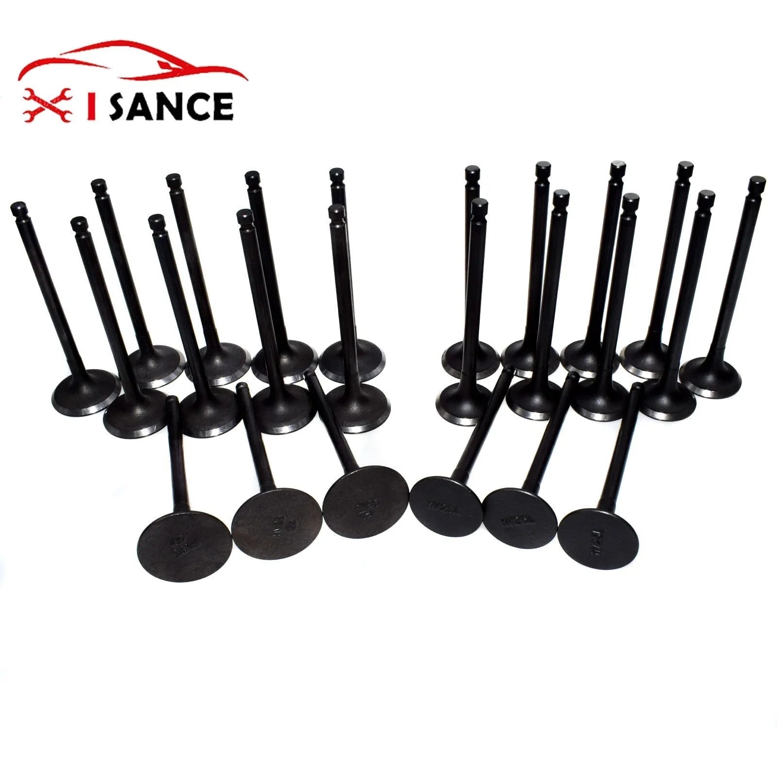 12x Intake & 12x Exhaust Valves For 99-10 Hyundai Tucson Santa Fe Kia 2.5L 2.7L 6B93BC-57 [5]