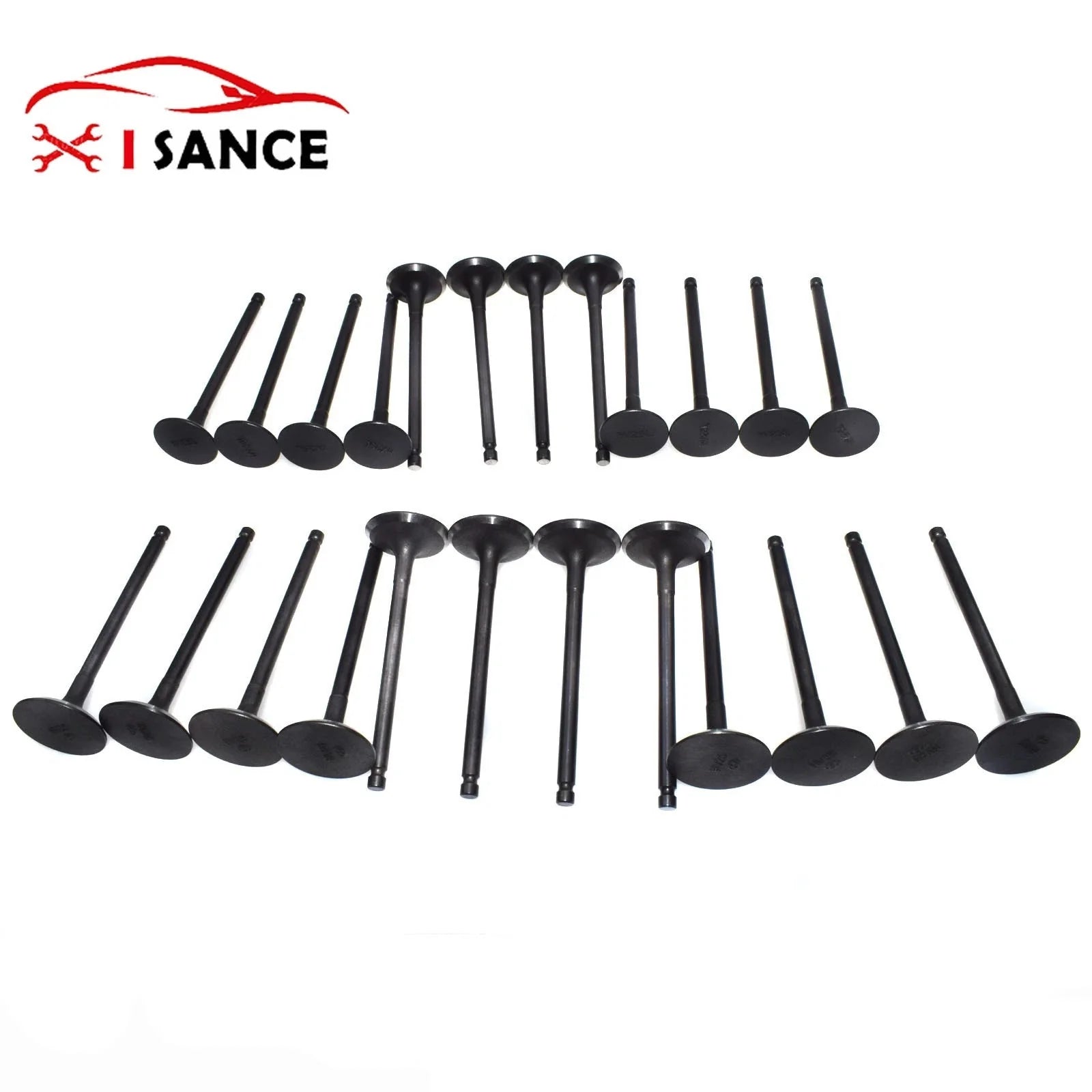 12x Intake & 12x Exhaust Valves For 99-10 Hyundai Tucson Santa Fe Kia 2.5L 2.7L 6B93BC-57 [6]