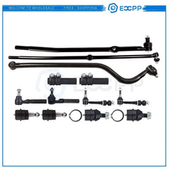 13pc Front Steering Kit Tie Rod End Ball Joints For 2000-2001 Dodge Ram 1500 4WD 6B93BC-57 [1]