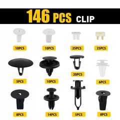 146PCS For TOYOTA Lexus Fender Door Hood Bumper Car Trim Clips Body Retainer Kit 6B93BC-57 [1]