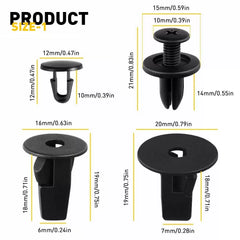 146PCS For TOYOTA Lexus Fender Door Hood Bumper Car Trim Clips Body Retainer Kit 6B93BC-57 [2]