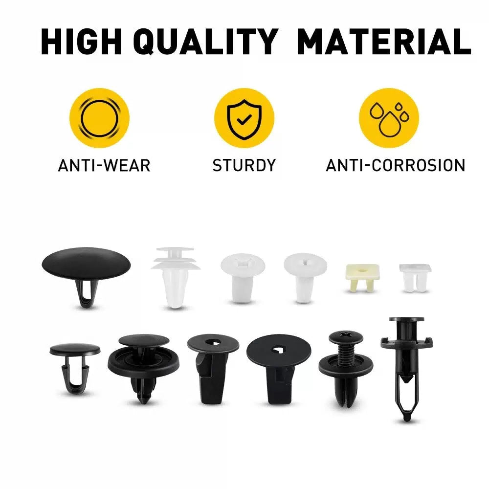 146PCS For TOYOTA Lexus Fender Door Hood Bumper Car Trim Clips Body Retainer Kit 6B93BC-57 [9]