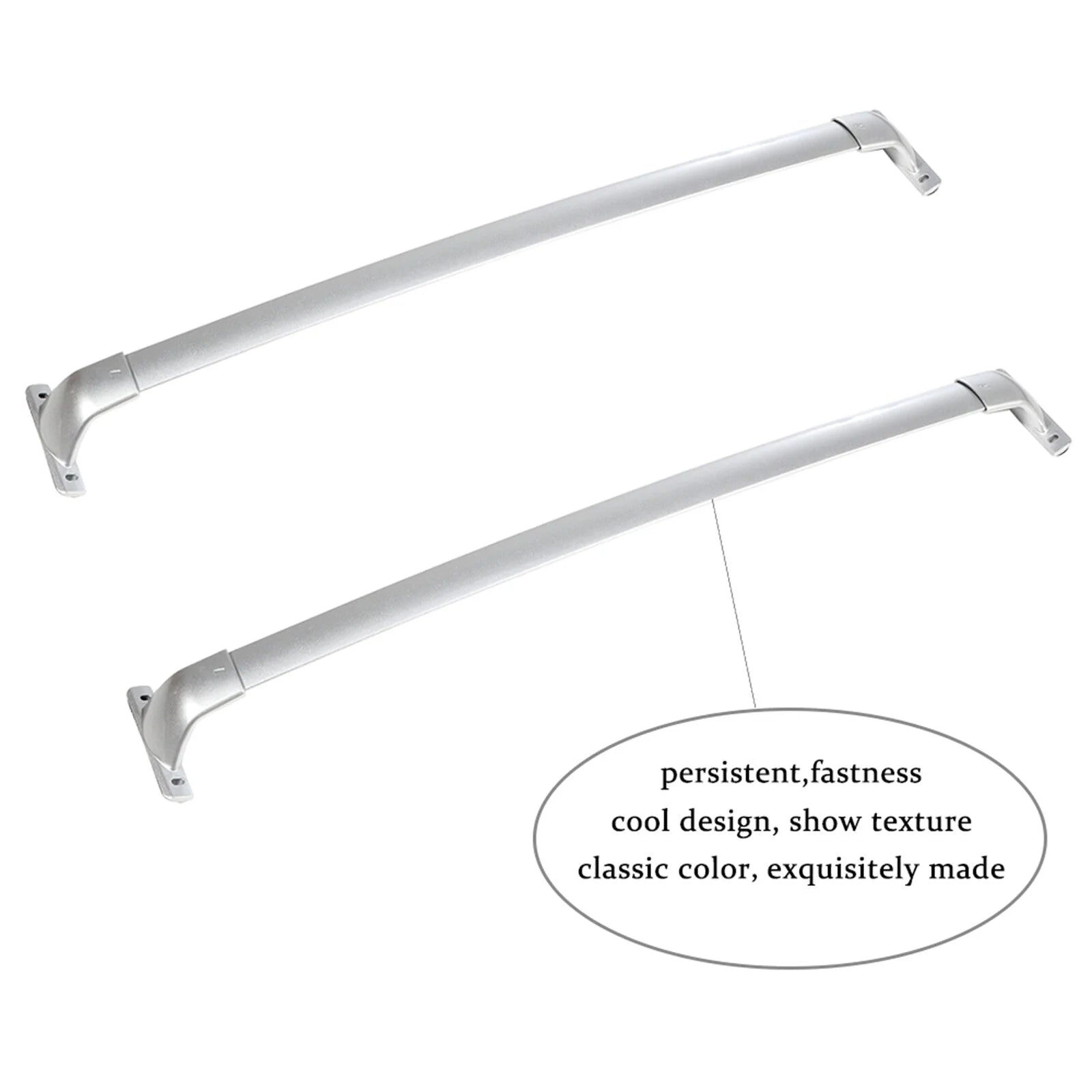 14-21 For Infiniti QX60 JX35 Silver Roof Rack Cross Bar Luggage Carrier Bar Pair KOEEP [10]