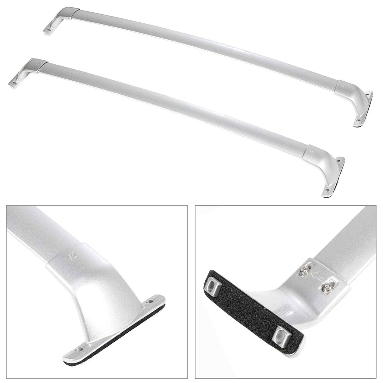 14-21 For Infiniti QX60 JX35 Silver Roof Rack Cross Bar Luggage Carrier Bar Pair KOEEP [5]
