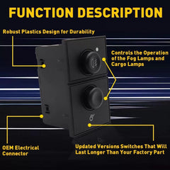 1514-3597 Fog Light Switch For Chevy Silverado Tahoe Avalanche GMC Sierra EOA 6B93BC-57 [4]