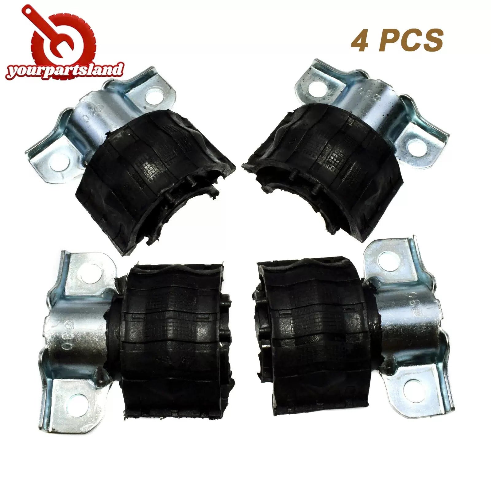 1643231185 Front Sway Bar Bushing 4PCS for Mercedes-Benz GL450 Base 4.7 2007-12 6B93BC-57 [2]