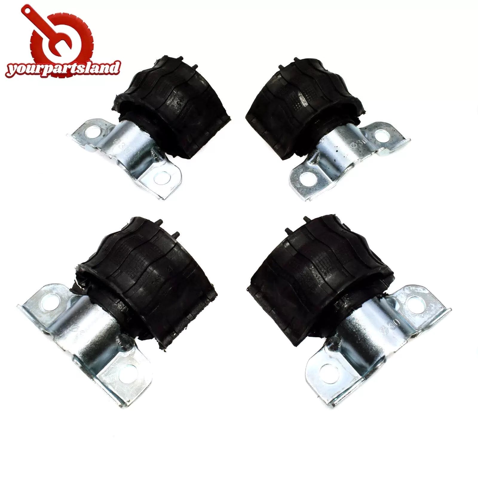 1643231185 Front Sway Bar Bushing 4PCS for Mercedes-Benz GL450 Base 4.7 2007-12 6B93BC-57 [4]