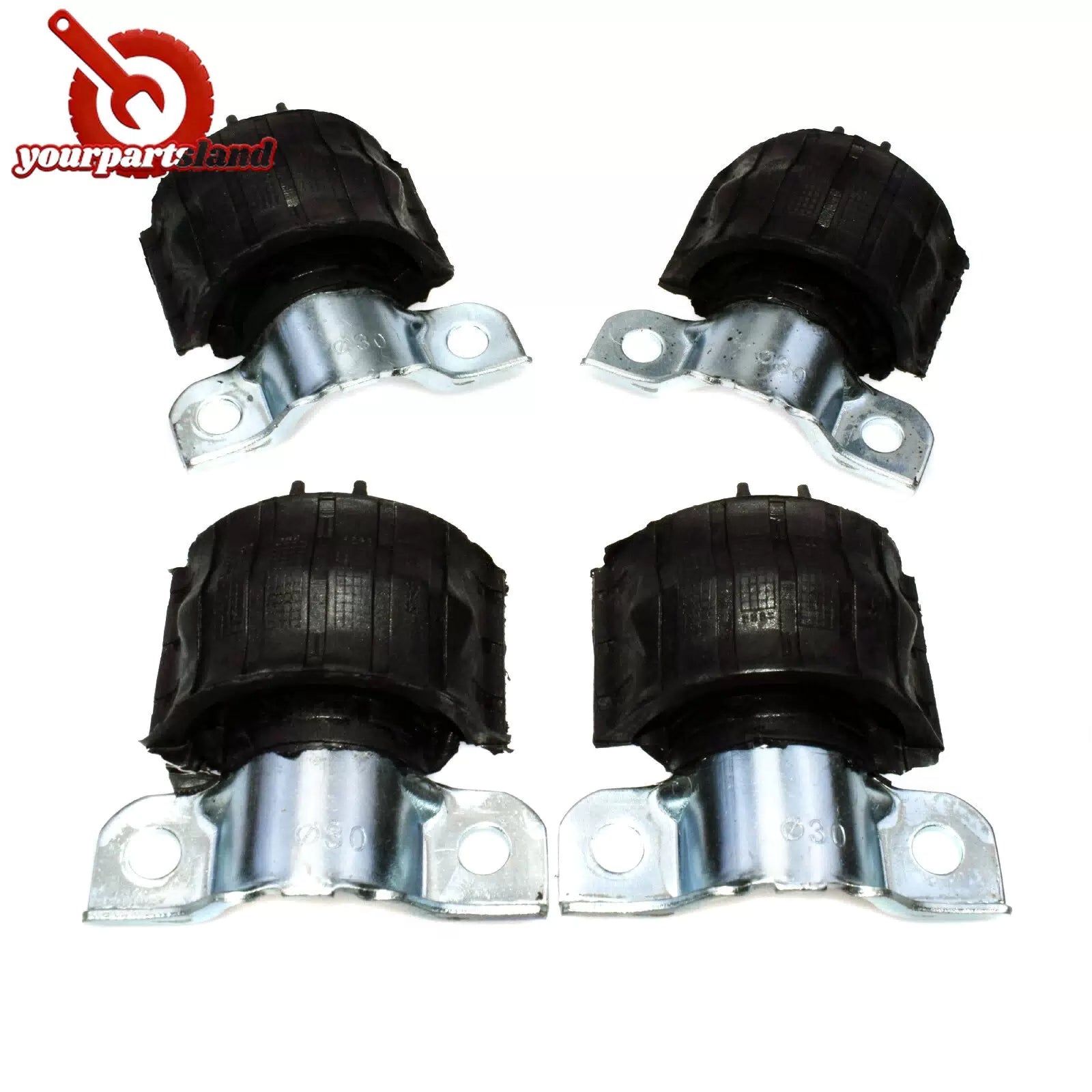 1643231185 Front Sway Bar Bushing 4PCS for Mercedes-Benz GL450 Base 4.7 2007-12 6B93BC-57 [6]
