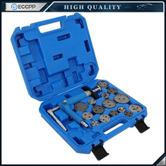16 pcs Disc Brake Caliper Piston Wind Back Tool Kit Pneumatic Rewind Air Powered KOEEP [1]