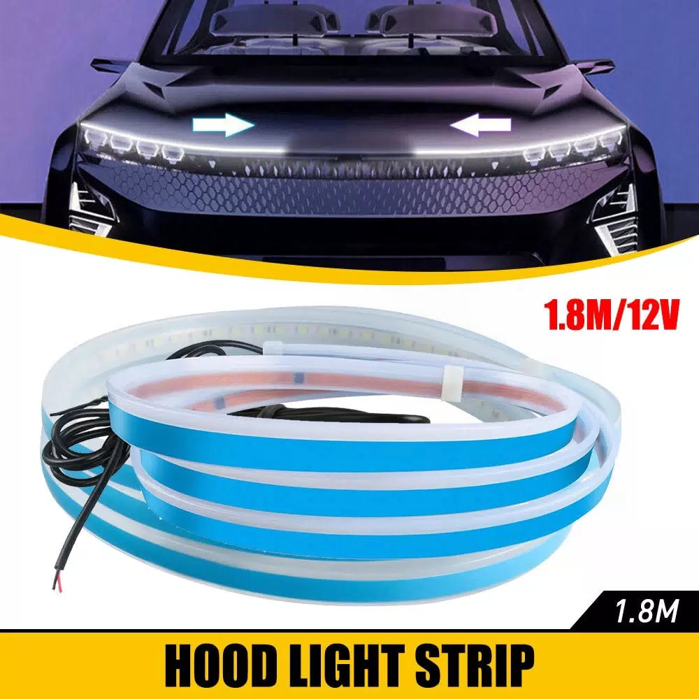 180cm Scan Start Up Car Dynamic LED Hood Light DRL Strip Daytime Running Light 6B93BC-57 [1]