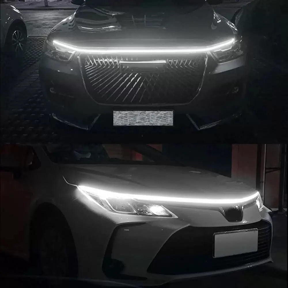 180cm Scan Start Up Car Dynamic LED Hood Light DRL Strip Daytime Running Light 6B93BC-57 [4]