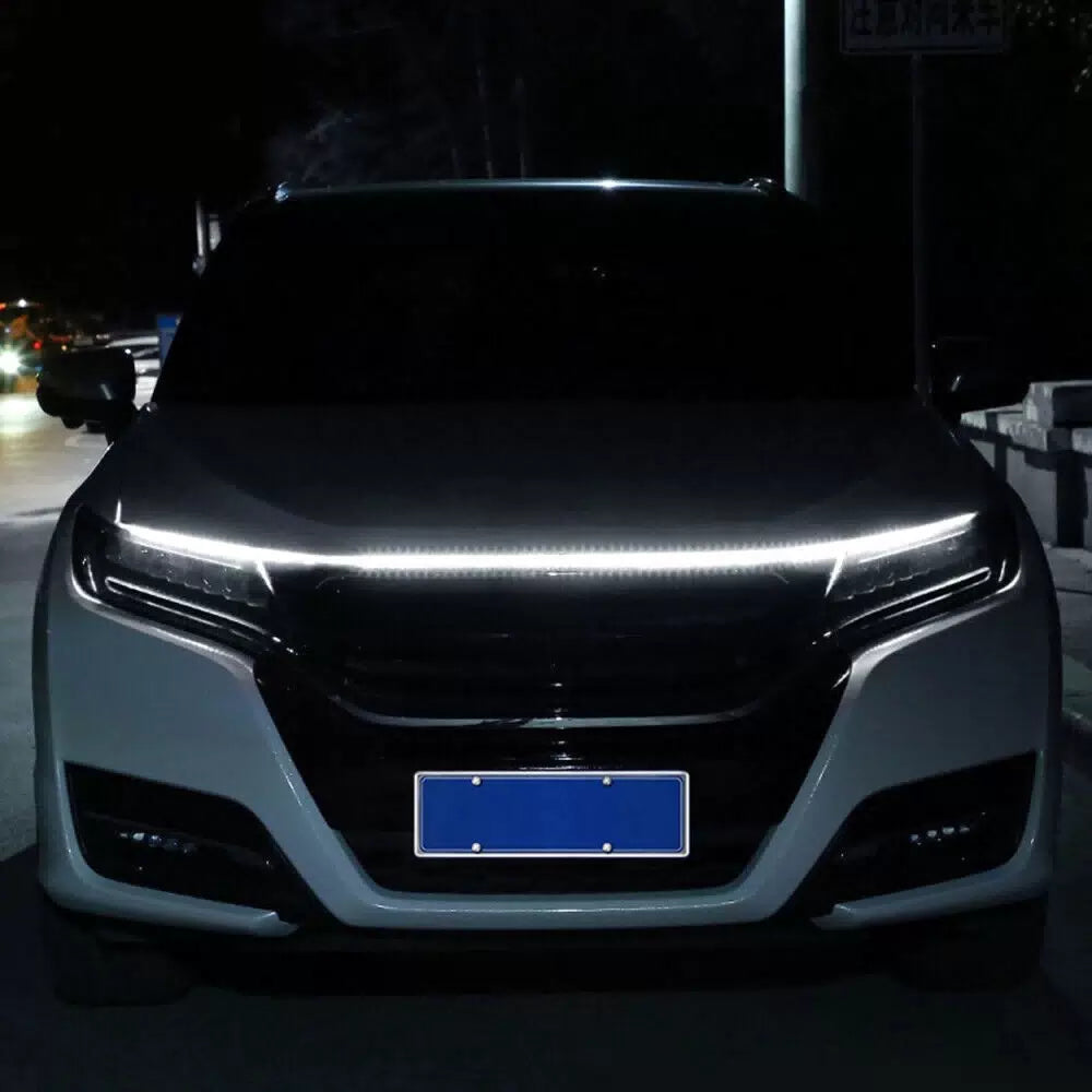 180cm Scan Start Up Car Dynamic LED Hood Light DRL Strip Daytime Running Light 6B93BC-57 [5]