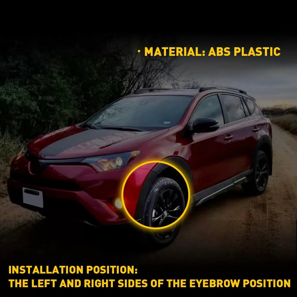 1PAIR TRIM SIDE FRONT BUMPER MOLDING LEFT RIGHT & FITS FOR 2016-2018 TOYOTA RAV4 6B93BC-57 [7]